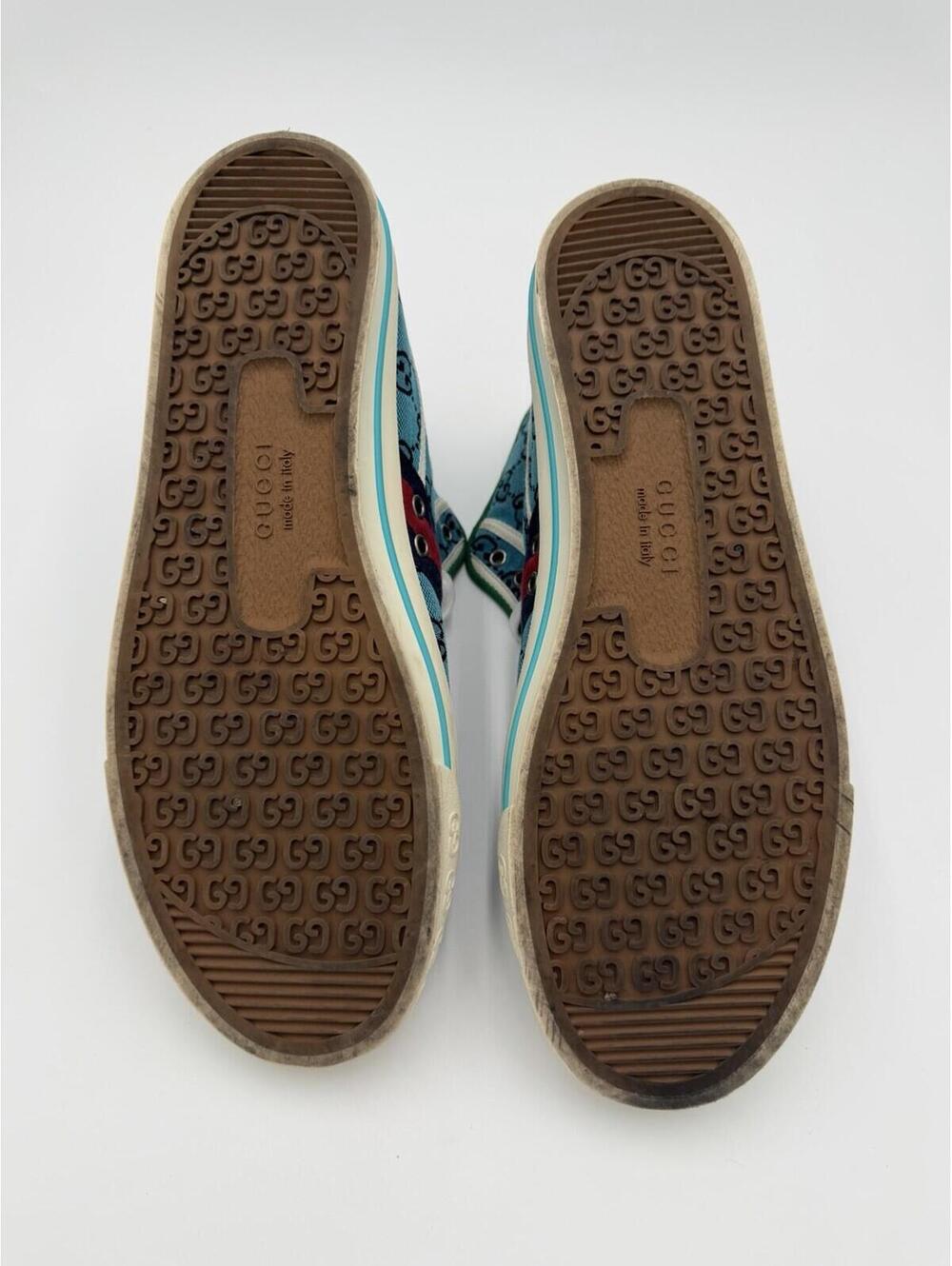 Size 10 - Gucci Tennis 1977 High Denim - Picture 6 of 6